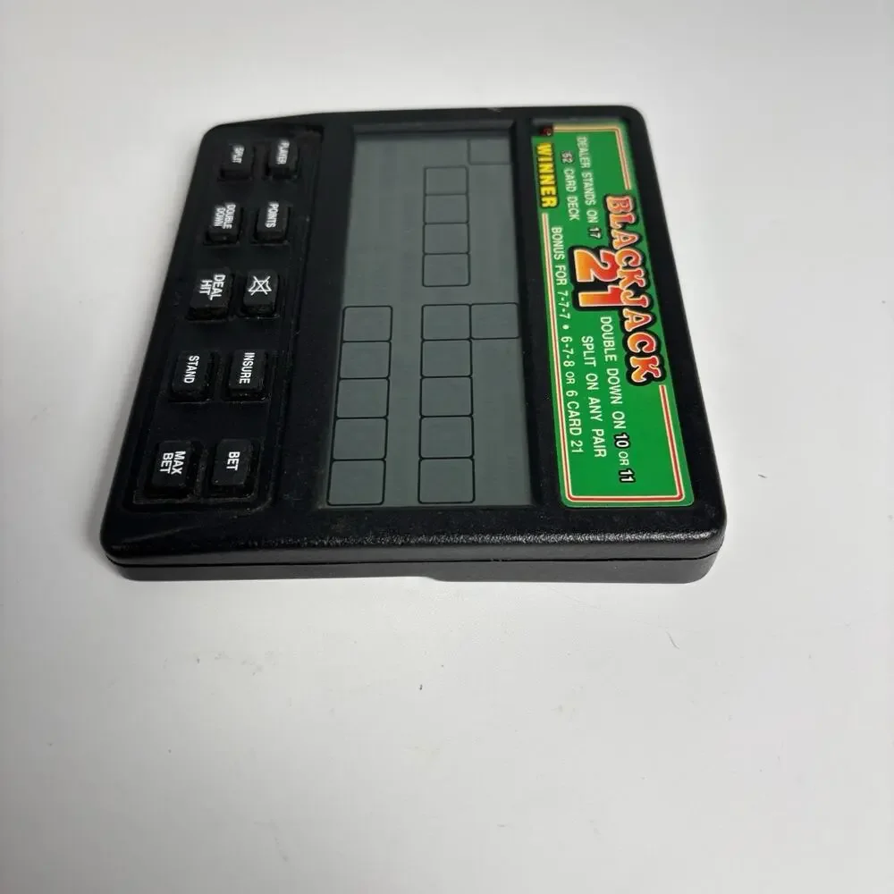 Radio Shack Blackjack 21 Handheld Digital Video Game Tested Works